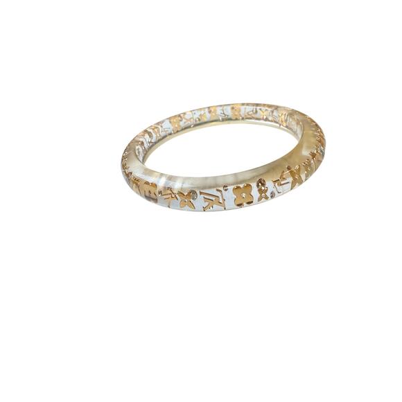 Louis Vuitton Inclusion Bracelet – Clear with Swarovski Crystals - Picture 1 of 6